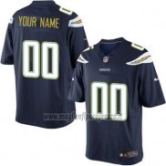 Maglia NFL Los Angeles Chargers Personalizzate Blu