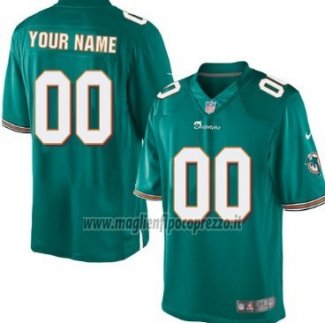 Maglia NFL Miami Dolphins Personalizzate Verde