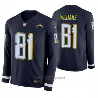 Maglia NFL Therma Manica Lunga Los Angeles Chargers Mike Williams Blu