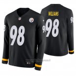 Maglia NFL Therma Manica Lunga Pittsburgh Steelers Vince Williams Nero