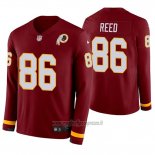 Maglia NFL Therma Manica Lunga Washington Commanders Jordan Reed Rosso