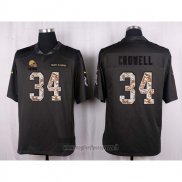 Maglia NFL Anthracite Cleveland Browns Crowell 2016 Salute To Service