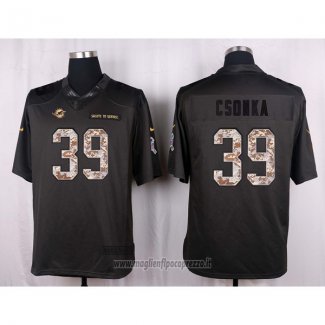 Maglia NFL Anthracite Miami Dolphins Csonka 2016 Salute To Service