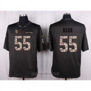 Maglia NFL Anthracite Minnesota Vikings Barr 2016 Salute To Service