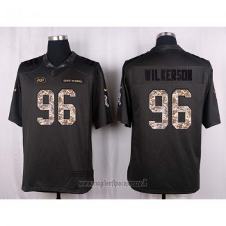 Maglia NFL Anthracite New York Jets Wilkerson 2016 Salute To Service