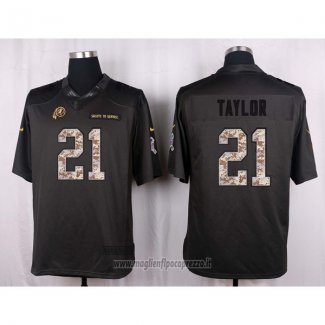 Maglia NFL Anthracite Washington Commanders Taylor 2016 Salute To Service