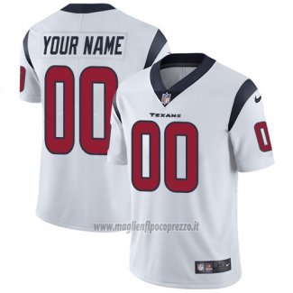 Maglia NFL Bambino Houston Texans Personalizzate Bianco