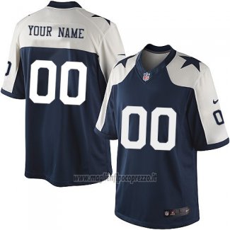 Maglia NFL Dallas Cowboys Personalizzate Blu Bianco