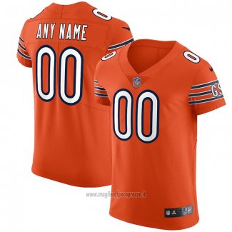Maglia NFL Elite Chicago Bears Personalizzate Vapor Untouchable Arancione