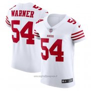 Maglia NFL Elite San Francisco 49ers Fred Warner Vapor Untouchable Bianco