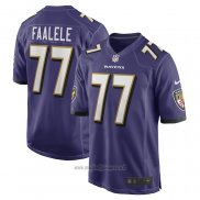 Maglia NFL Game Baltimore Ravens Daniel Faalele Viola