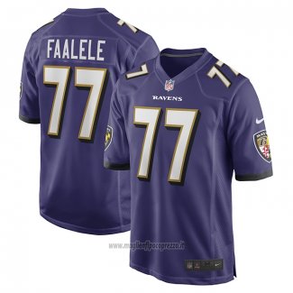 Maglia NFL Game Baltimore Ravens Daniel Faalele Viola