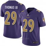 Maglia NFL Game Baltimore Ravens Earl Thomas Iii Viola Giallo