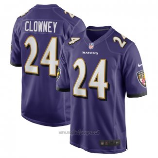 Maglia NFL Game Baltimore Ravens Jadeveon Clowney Viola