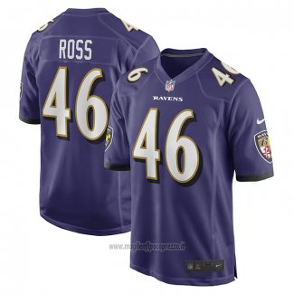 Maglia NFL Game Baltimore Ravens Josh Ross Viola