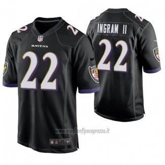 Maglia NFL Game Baltimore Ravens Mark Ingram Jr. Nero