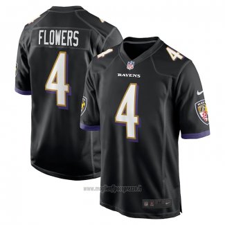 Maglia NFL Game Baltimore Ravens Zay Flowers Nero