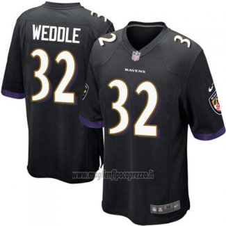 Maglia NFL Game Bambino Baltimore Ravens Weddle Nero