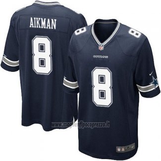 Maglia NFL Game Bambino Dallas Cowboys Aikman Nero