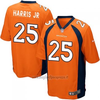 Maglia NFL Game Bambino Denver Broncos Harris Jr Arancione