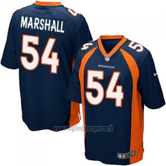 Maglia NFL Game Bambino Denver Broncos Marshall Blu Scuro