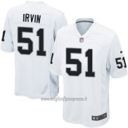 Maglia NFL Game Bambino Las Vegas Raiders Irvin Bianco