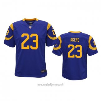 Maglia NFL Game Bambino Los Angeles Rams Cam Akers Blu