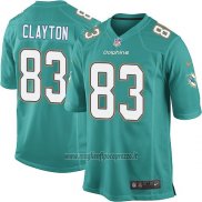 Maglia NFL Game Bambino Miami Dolphins Clayton Verde