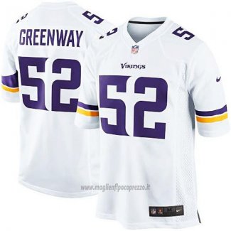 Maglia NFL Game Bambino Minnesota Vikings Greenway Bianco