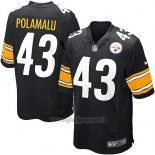 Maglia NFL Game Bambino Pittsburgh Steelers Polamalu Nero