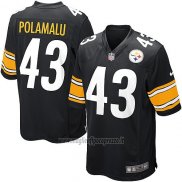 Maglia NFL Game Bambino Pittsburgh Steelers Polamalu Nero