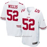 Maglia NFL Game Bambino San Francisco 49ers Willis Bianco