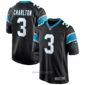 Maglia NFL Game Carolina Panthers Joseph Charlton Nero