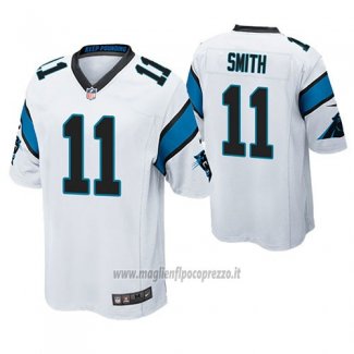 Maglia NFL Game Carolina Panthers Torrey Smith Bianco