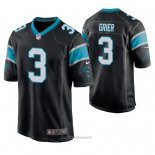 Maglia NFL Game Carolina Panthers Will Grier Nero
