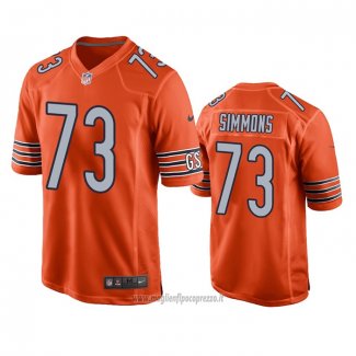 Maglia NFL Game Chicago Bears Lachavious Simmons Alternato Arancione