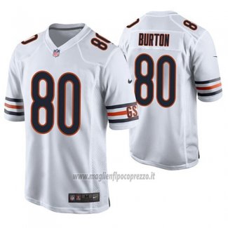 Maglia NFL Game Chicago Bears Trey Burton Bianco
