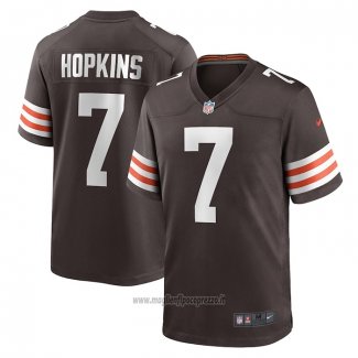 Maglia NFL Game Cleveland Browns Dustin Hopkins Marrone