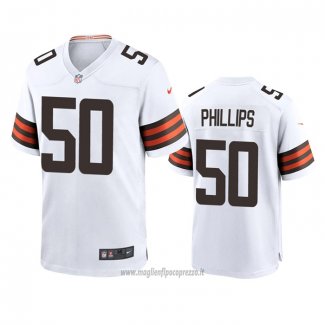 Maglia NFL Game Cleveland Browns Jacob Phillips Bianco