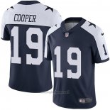 Maglia NFL Game Dallas Cowboys 19 Amari Cooper Throwback Blu