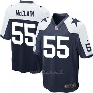 Maglia NFL Game Dallas Cowboys Mcclain Blu Bianco