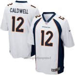 Maglia NFL Game Denver Broncos Caldwell Bianco