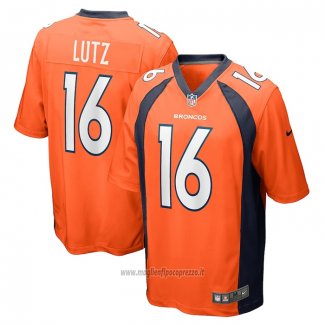 Maglia NFL Game Denver Broncos Wil Lutz Arancione