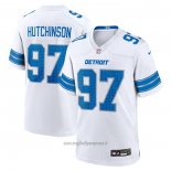 Maglia NFL Game Detroit Lions Aidan Hutchinson Bianco