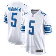 Maglia NFL Game Detroit Lions David Montgomery Bianco