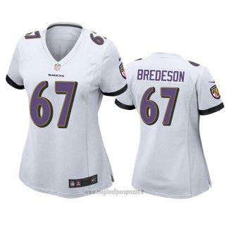 Maglia NFL Game Donna Baltimore Ravens Ben Bredeson Bianco
