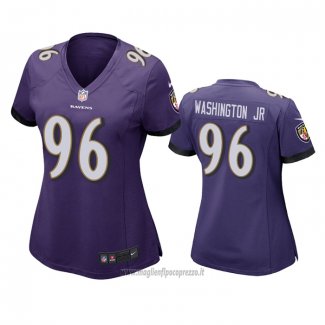 Maglia NFL Game Donna Baltimore Ravens Broderick Washington Jr. Viola