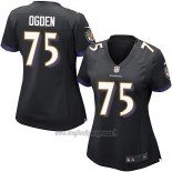 Maglia NFL Game Donna Baltimore Ravens Ogden Nero