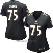 Maglia NFL Game Donna Baltimore Ravens Ogden Nero