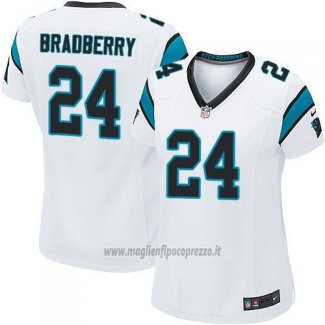 Maglia NFL Game Donna Carolina Panthers Bradberry Bianco